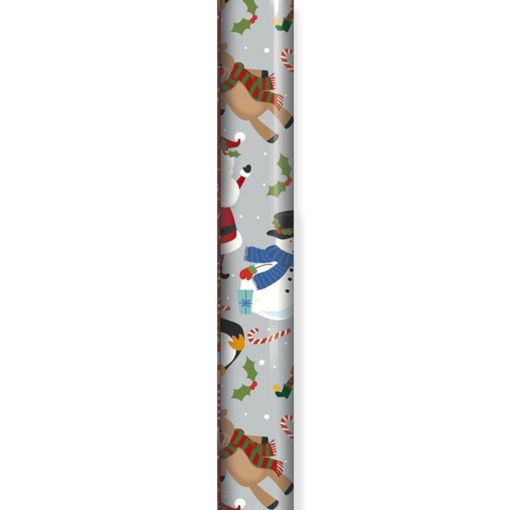 Picture of 4M WRAPPING PAPER ROLL SILVER CUTE